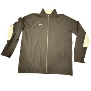 Men’s Under Armour Black Performance Jacket Full-Zip Athletic Design sz L